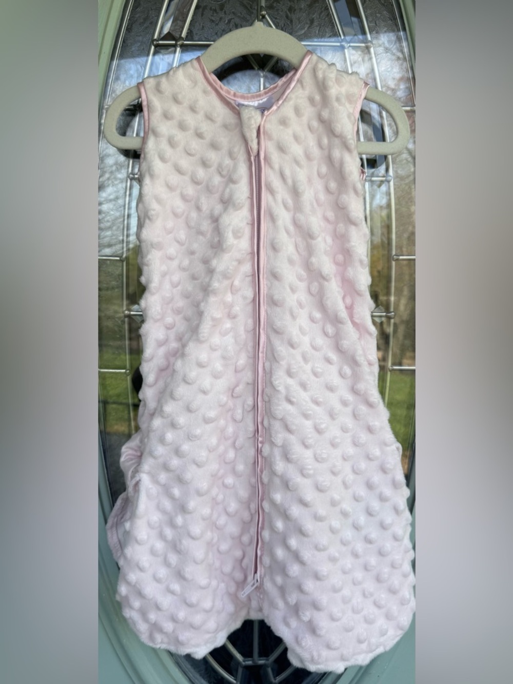 Halo Soft Pink Textured Baby Sleep Sack